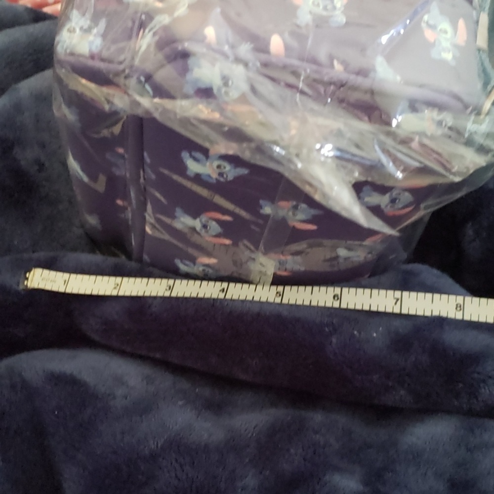 Disney Loungefly Stitch purple/blue mini backpack - Picture 7 of 7